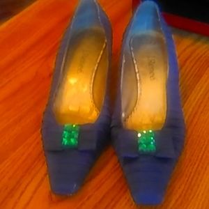 Blue Church Heels
